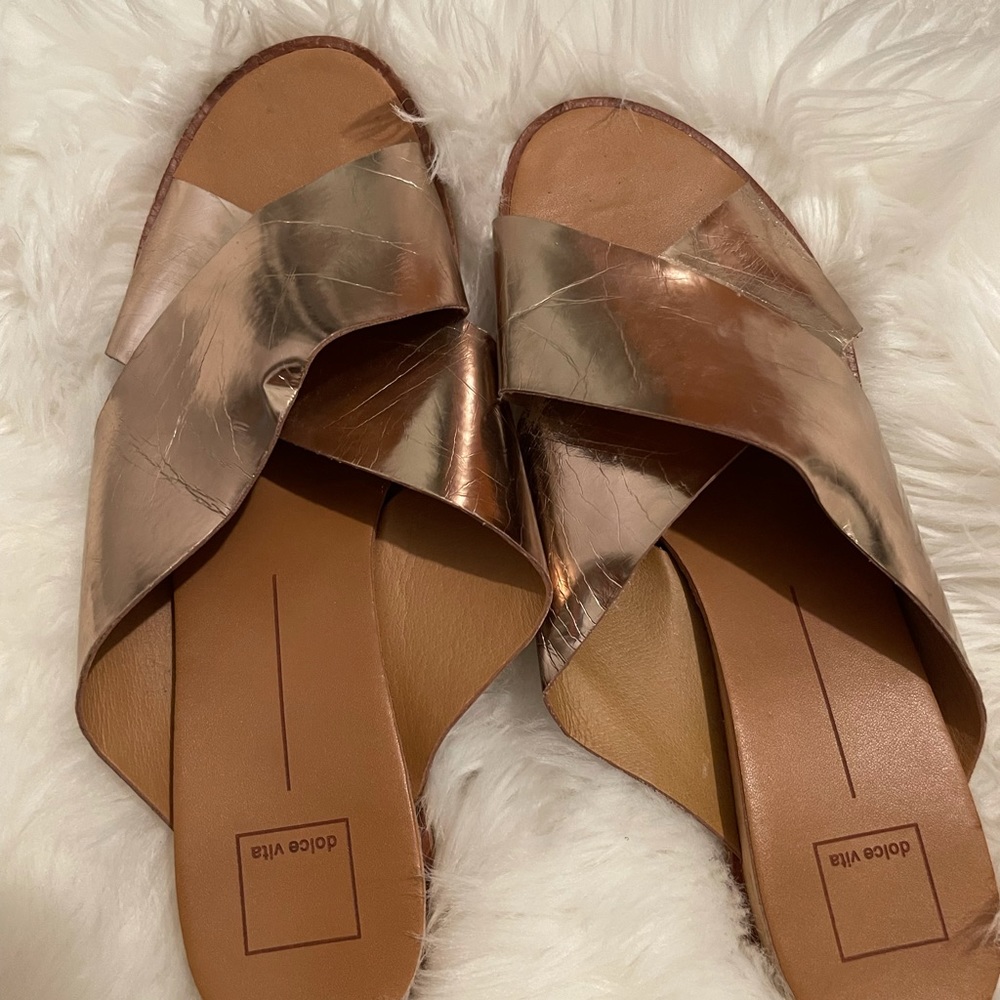 Dolce vita leather sandals.